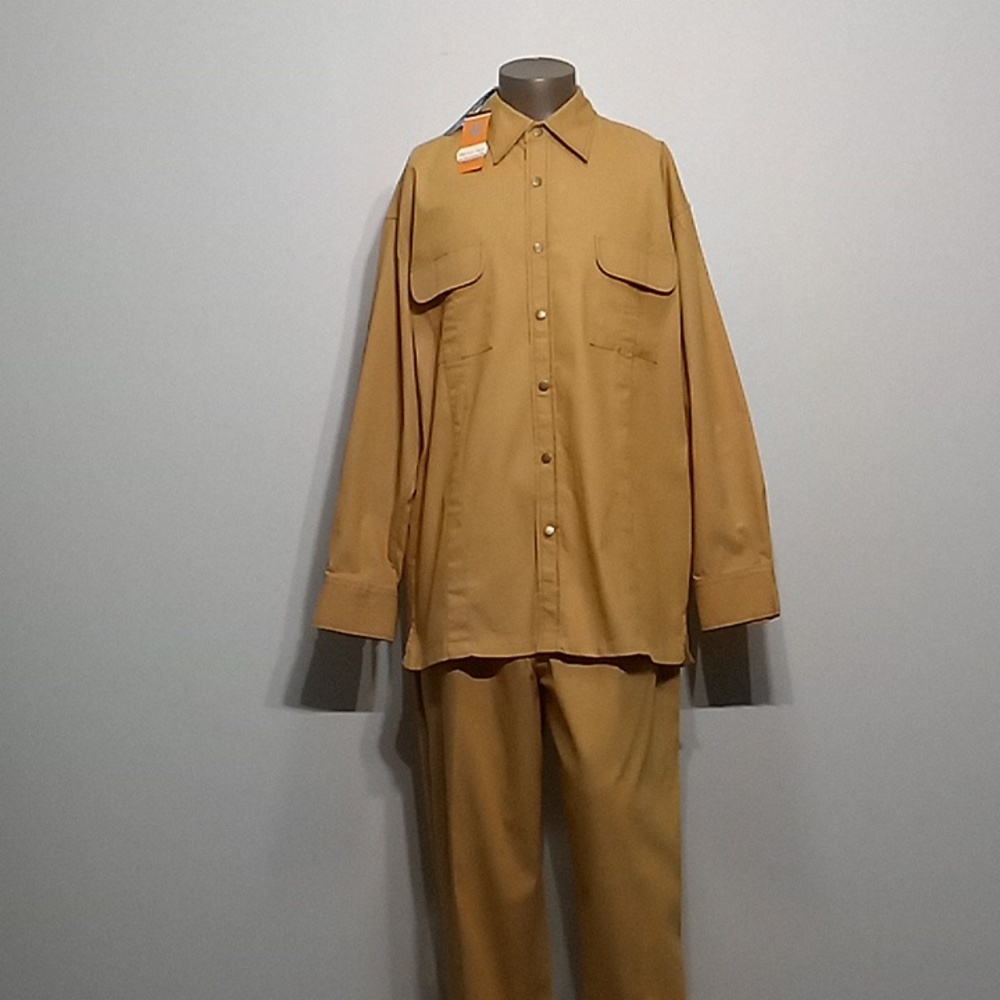Playmakers casual denim 2pc Tan set by Michael Irvin